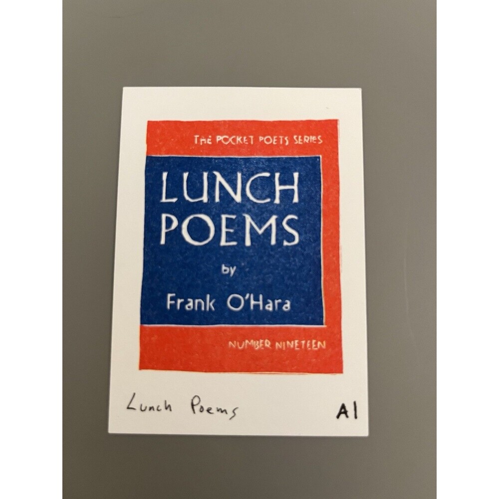 Ana Inciardi Mini Print - Lunch Poems